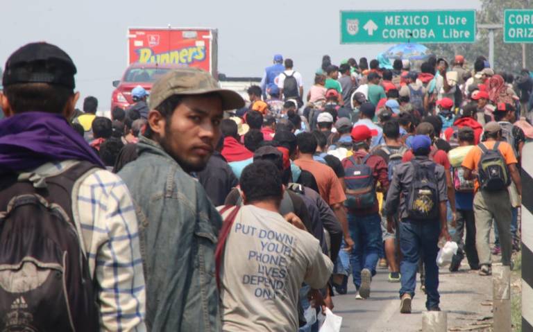 Arriba caravana de migrantes a Rancho Trejo El Sol de C rdoba